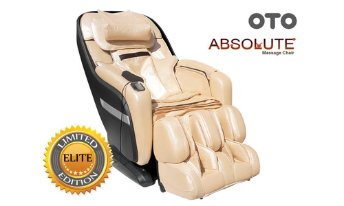 Массажное кресло OTO Absolute AB-02 Шампань (натуральная кожа)