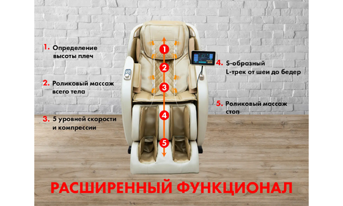 Массажное кресло для дома FUJIMO OPTIMA F555