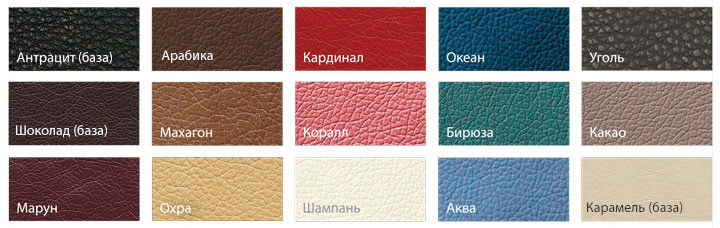 Варианты обивки